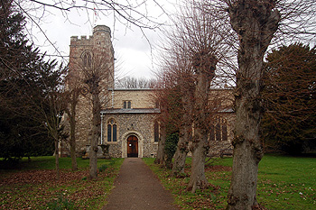 The church from the south March 2012
